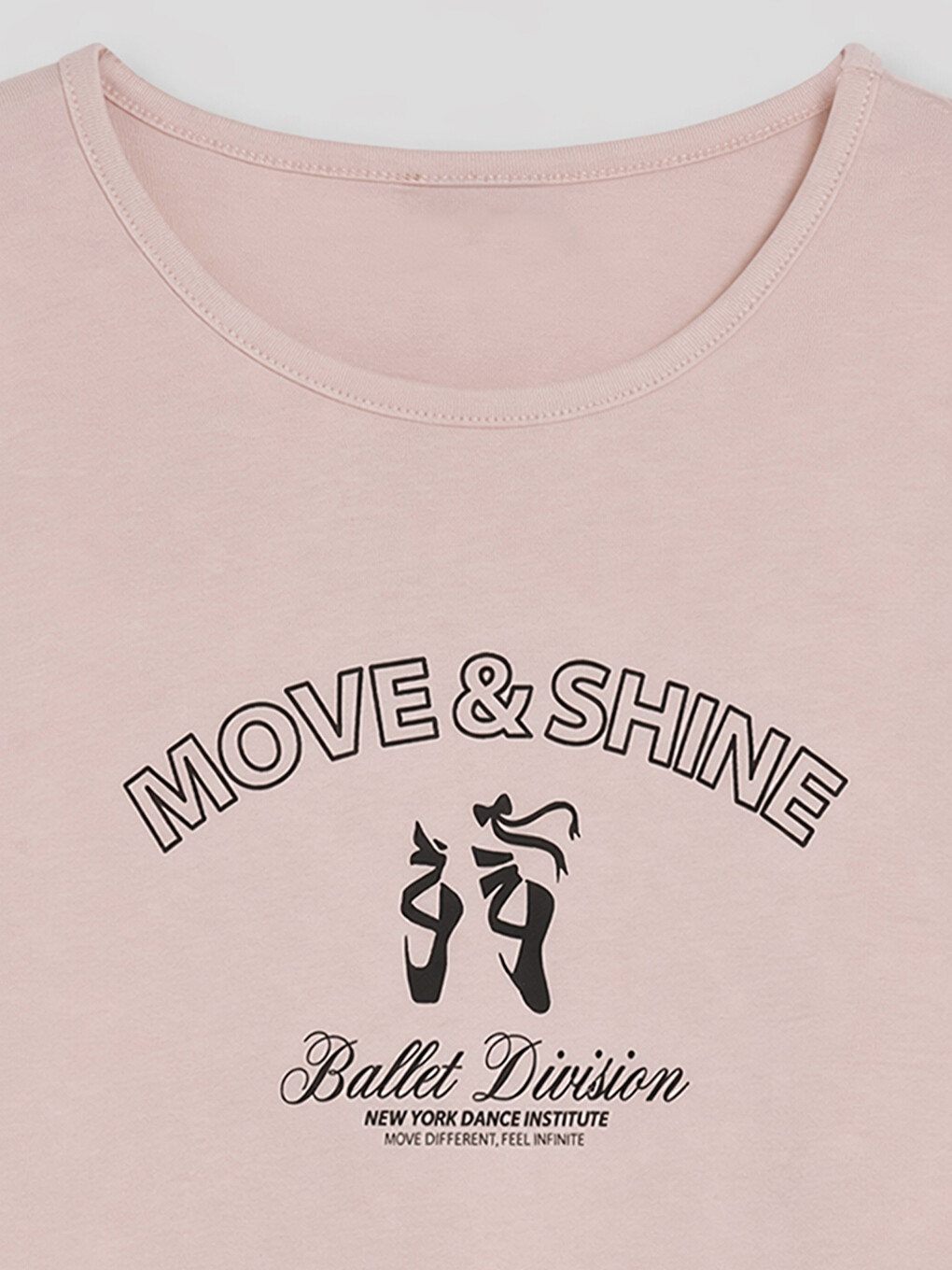 Printed Bow Detailed Girls' T-shirt-2