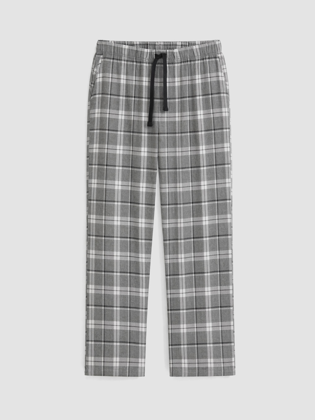 Gri Ekose Erkek Pijama Alt-4