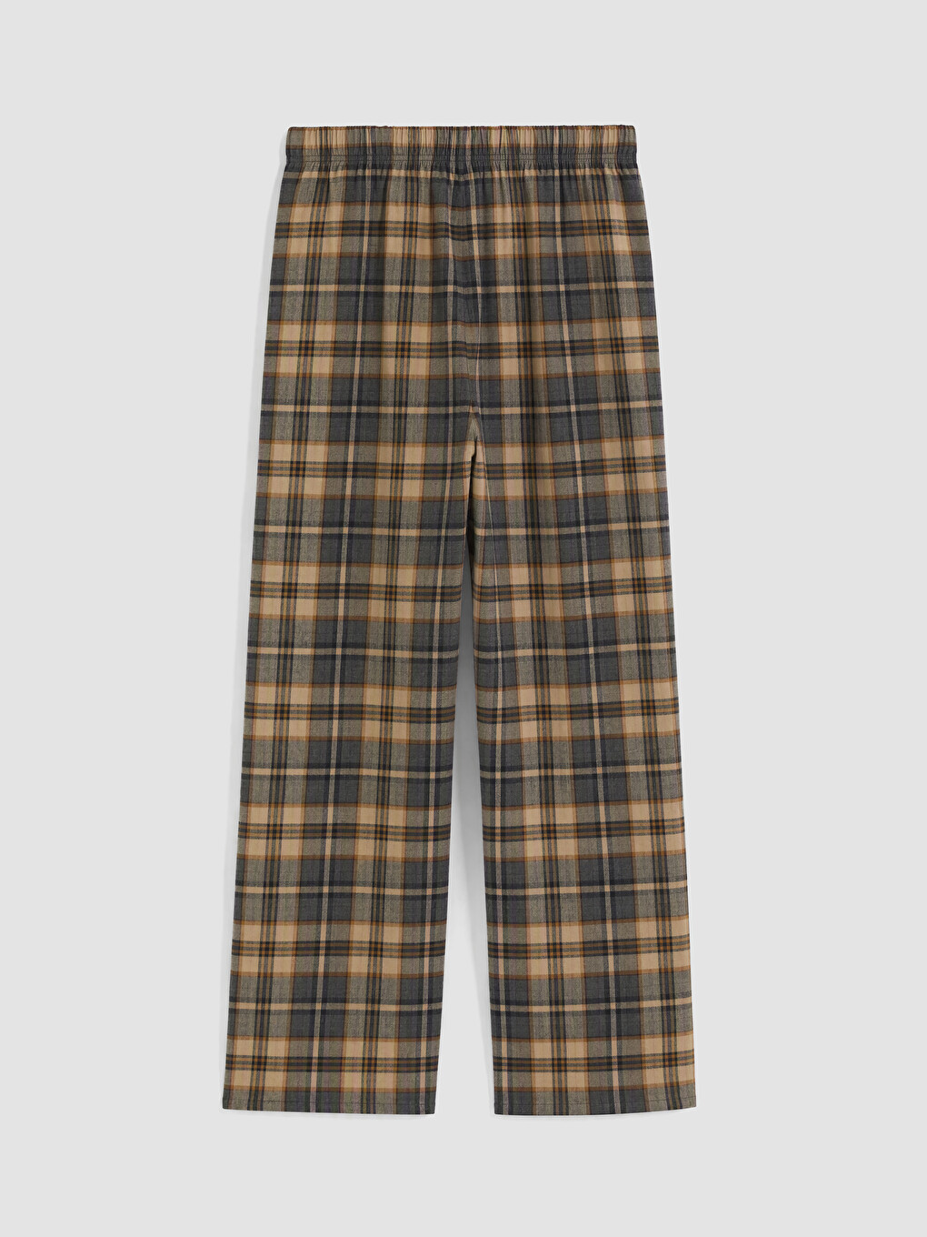 Gri Ekose Erkek Pijama Alt-6