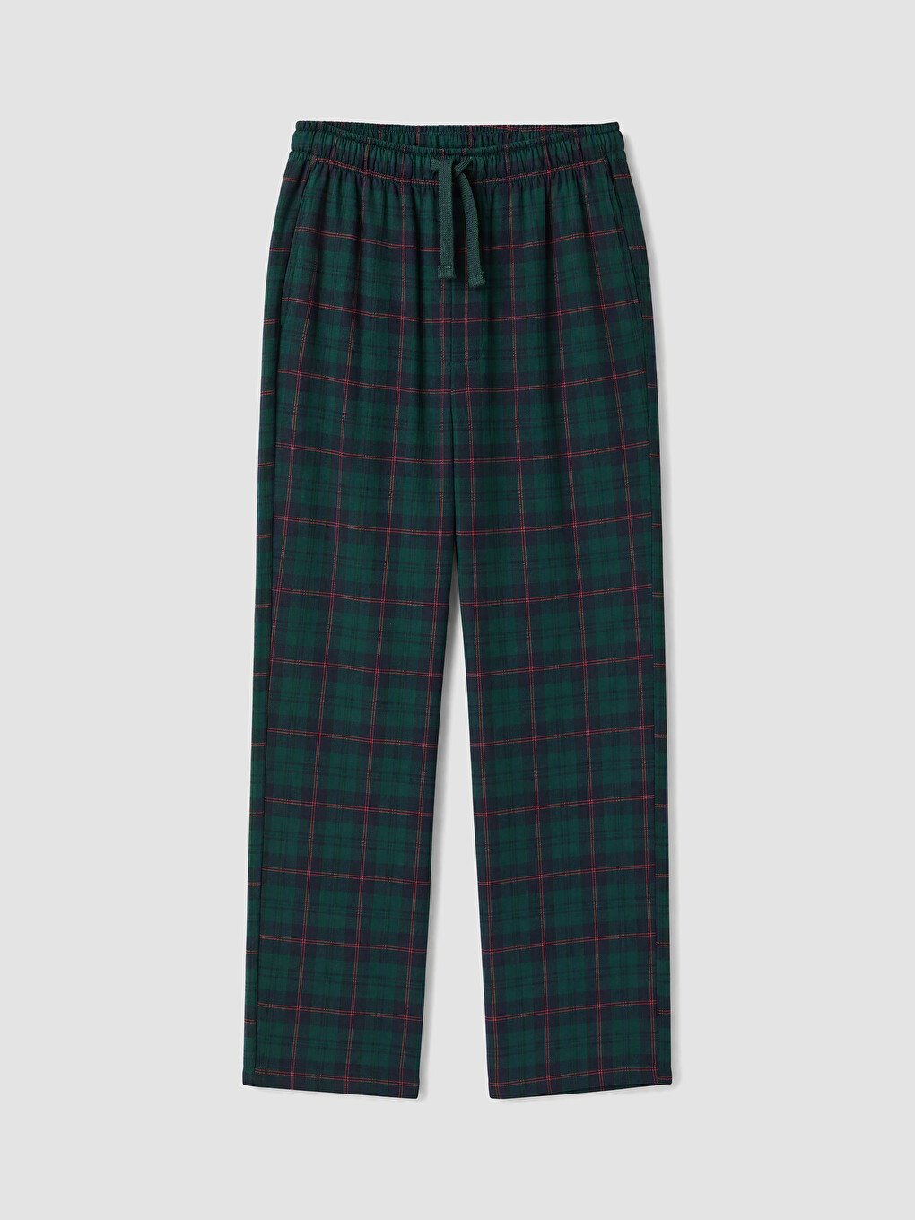 Man Green Pyjama Bottoms-4