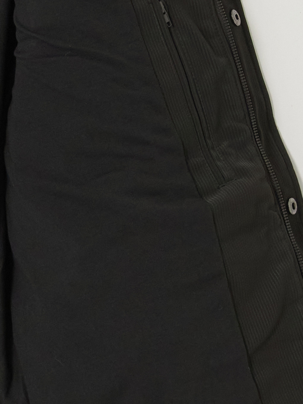 Haki Regular Fit Dik Yaka Erkek Deri Görünümlü Mont-4