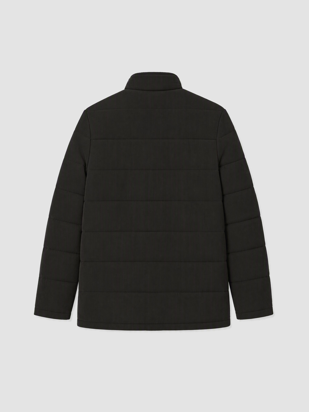 Haki Regular Fit Dik Yaka Erkek Deri Görünümlü Mont-6