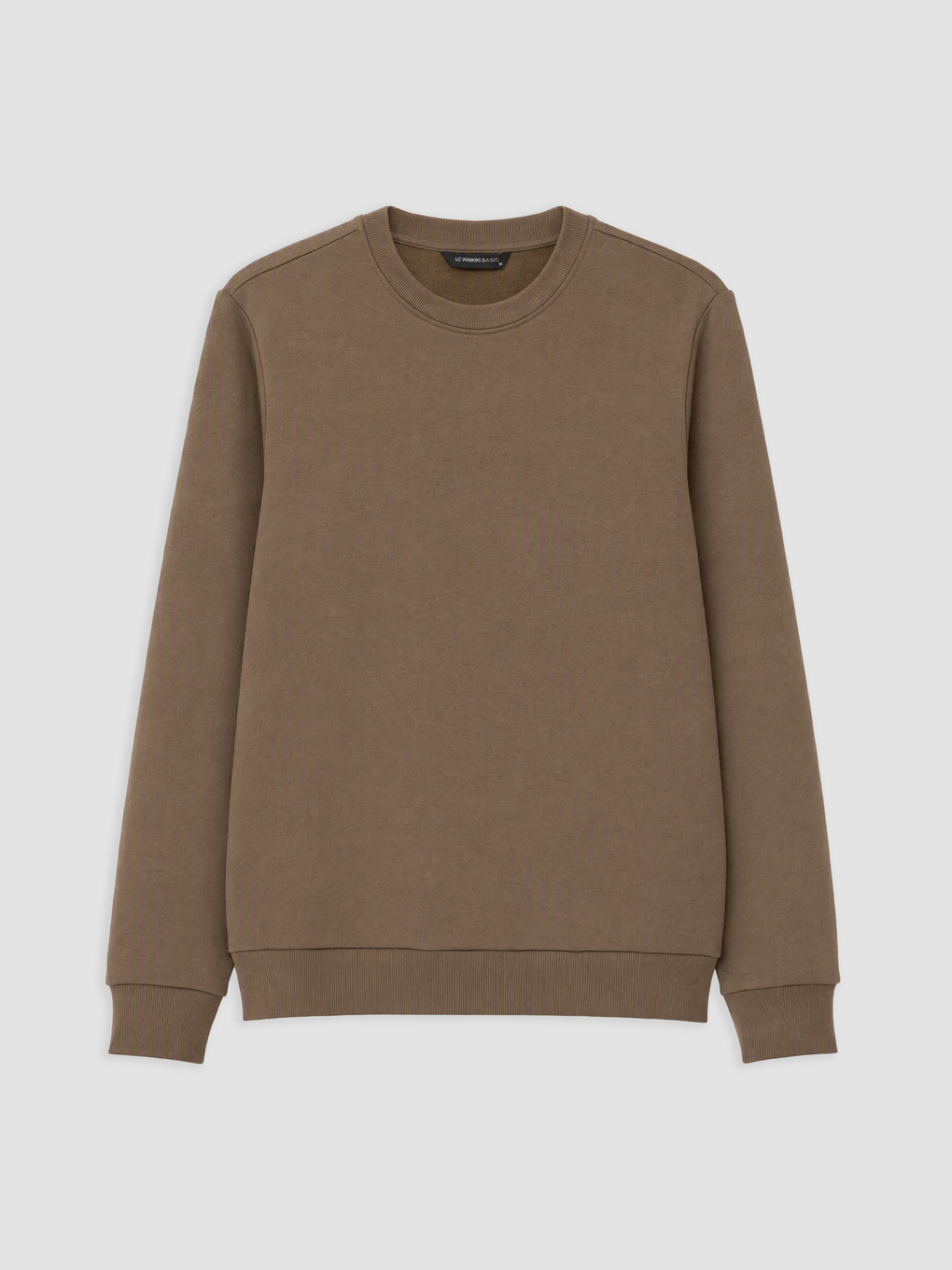 Crew Neck Men's Thick Sweatshirt-4