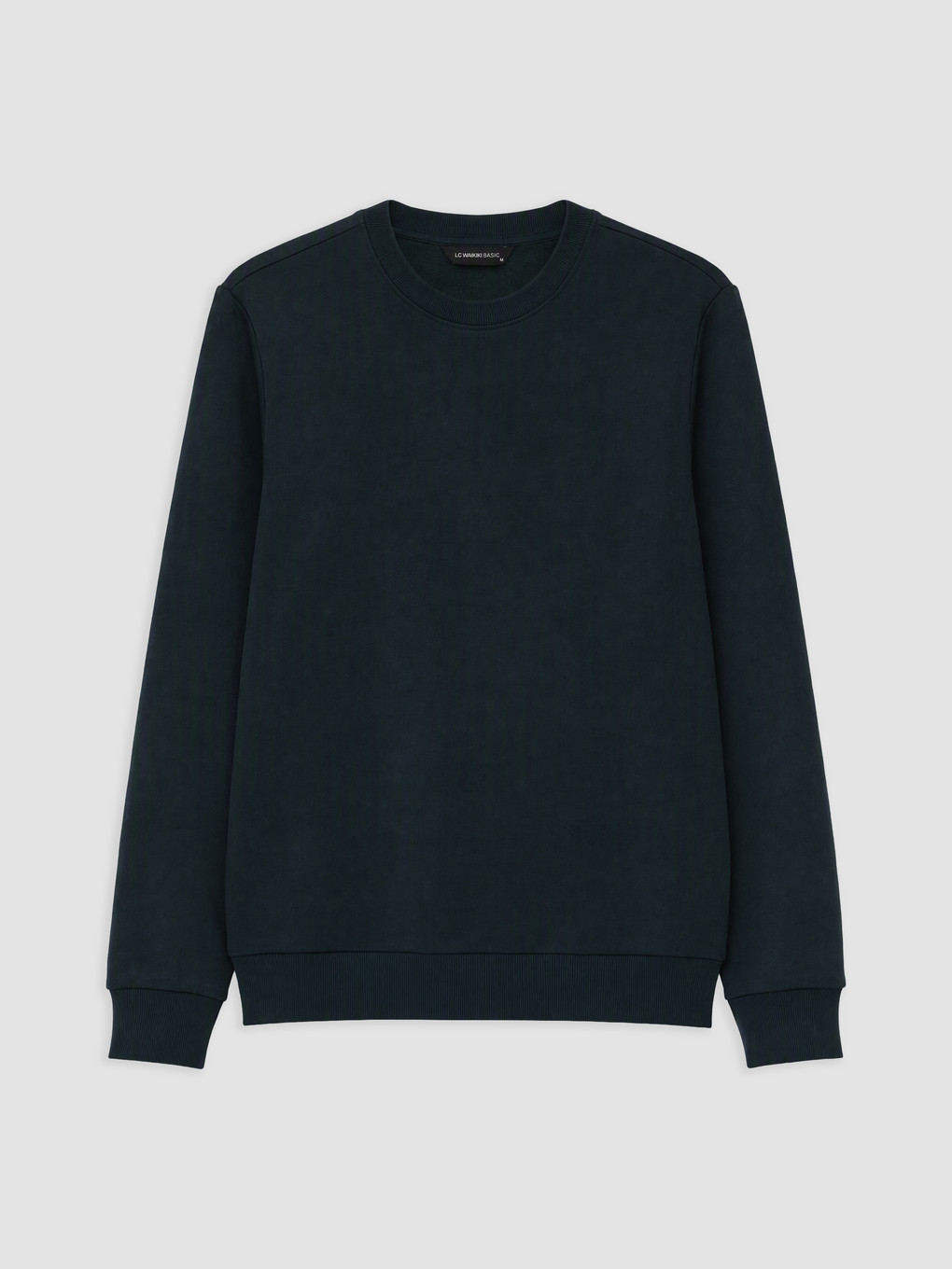 Crew Neck Men's Thick Sweatshirt-4