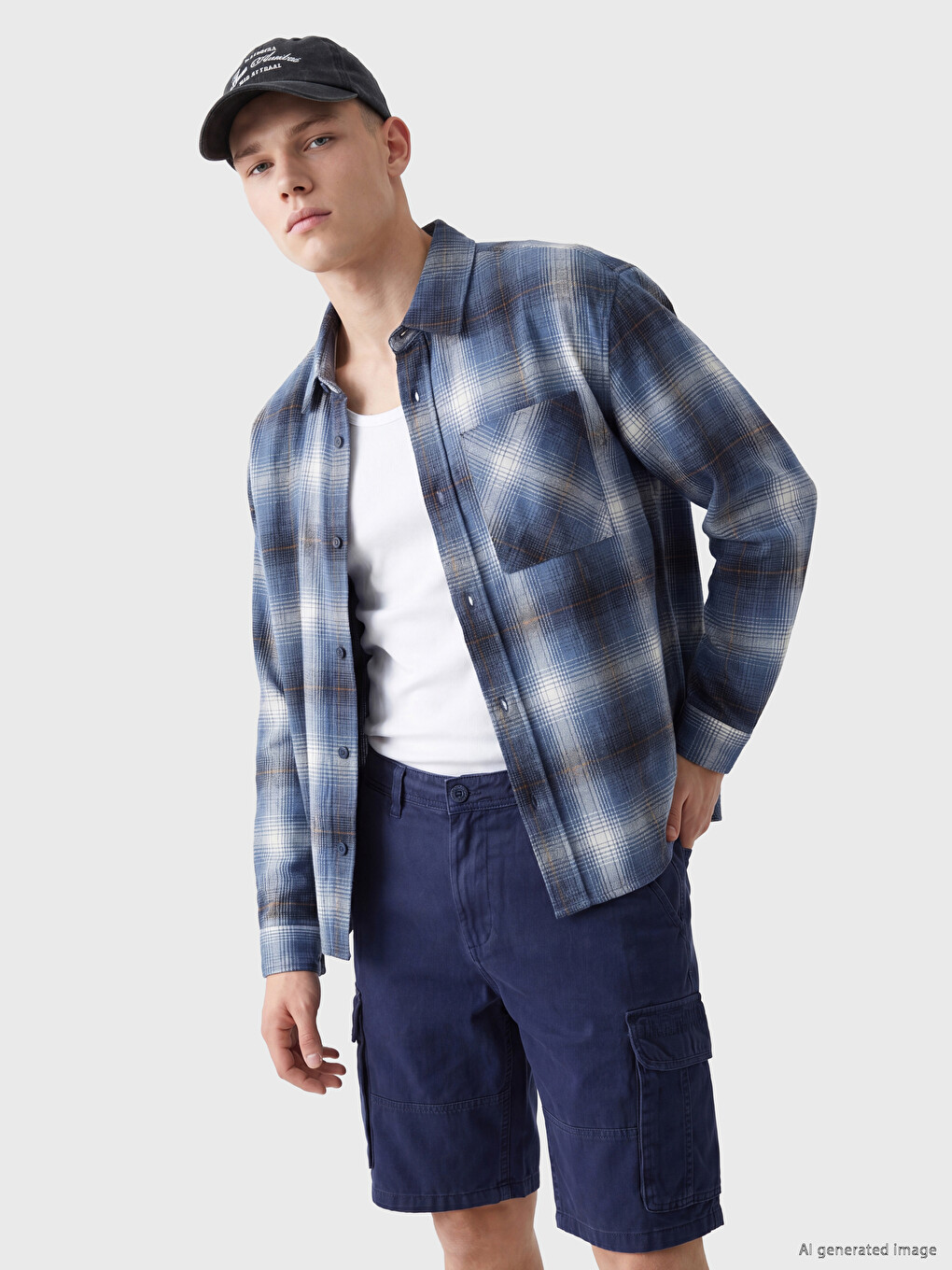 Relax Fit Plaid Men's Lumberjack Shirt