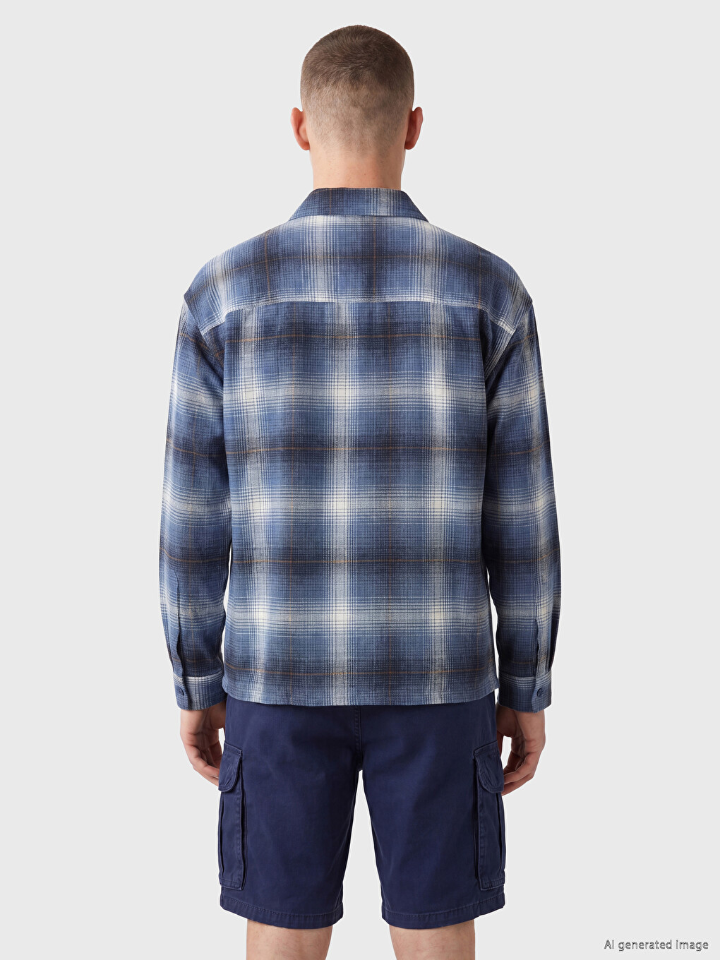 Relax Fit Plaid Men's Lumberjack Shirt-3