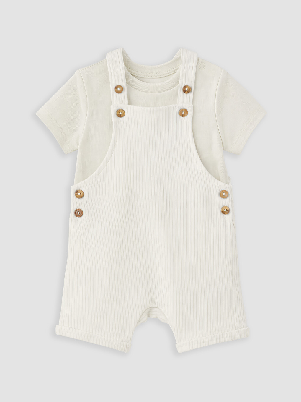 Baby Boy Green Dungarees