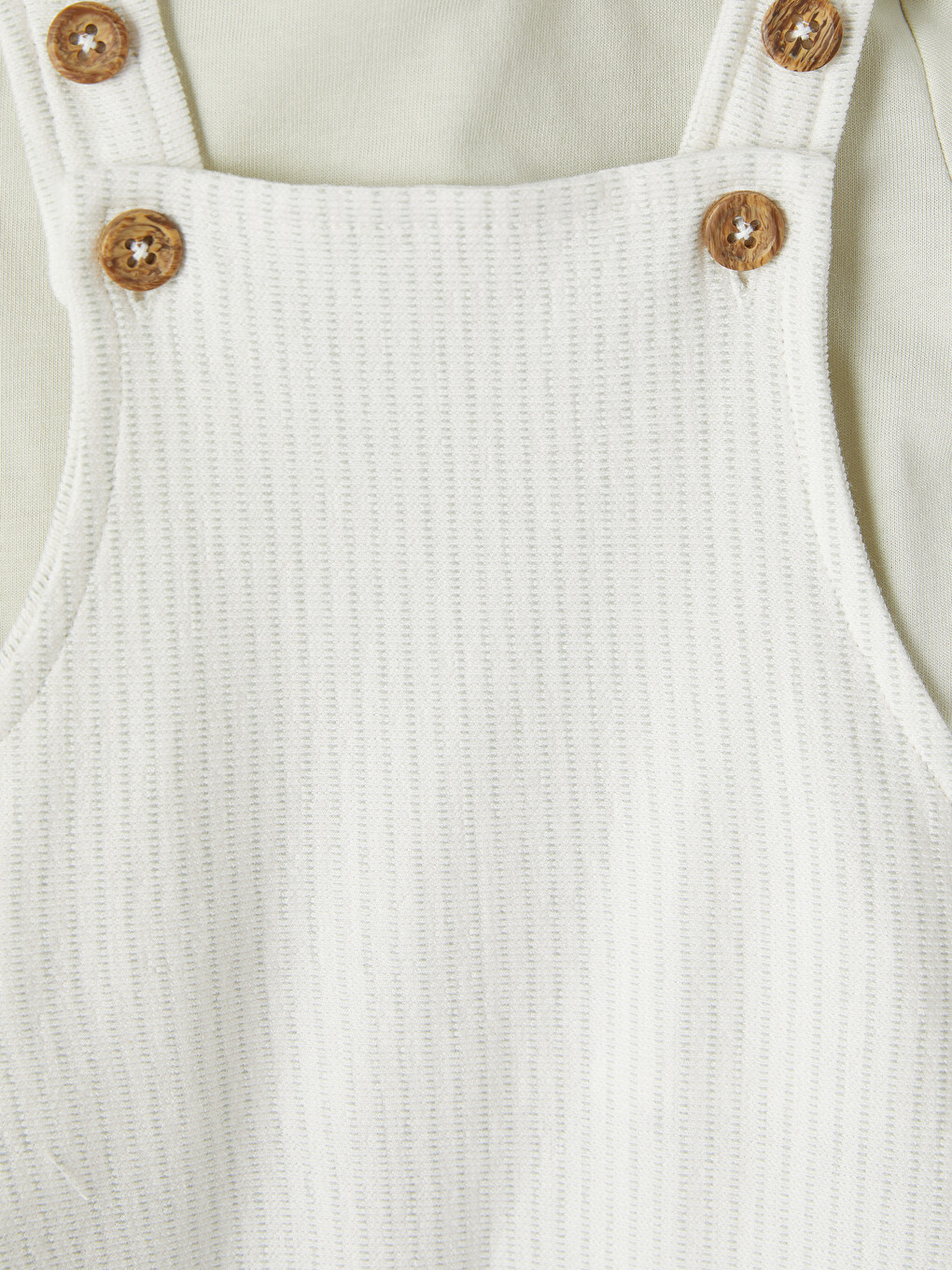 Baby Boy Green Dungarees-2