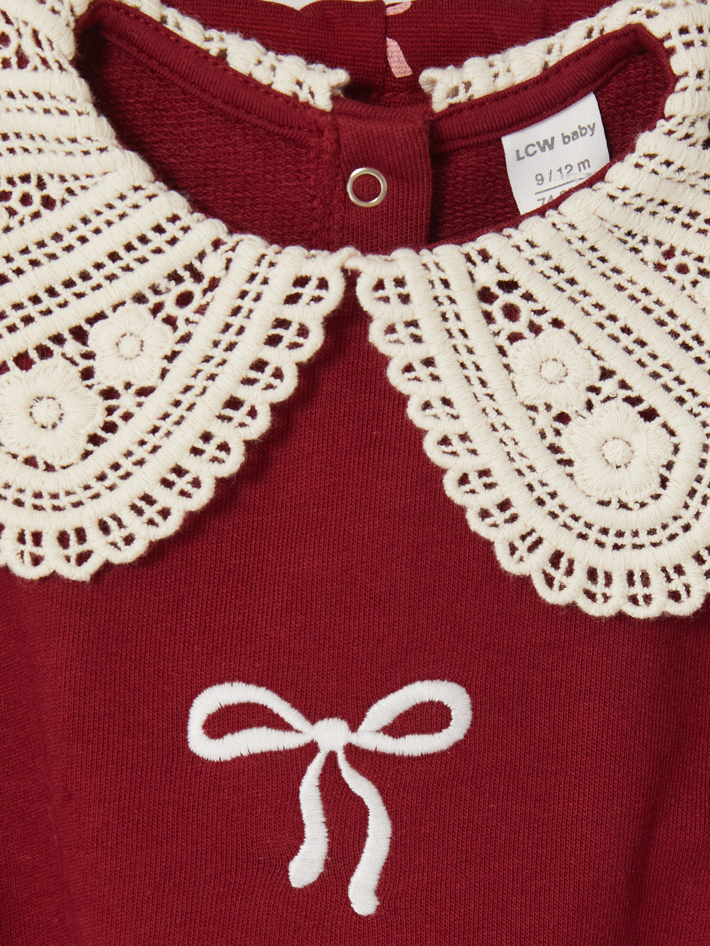 Baby Girl Bordeaux Set-3