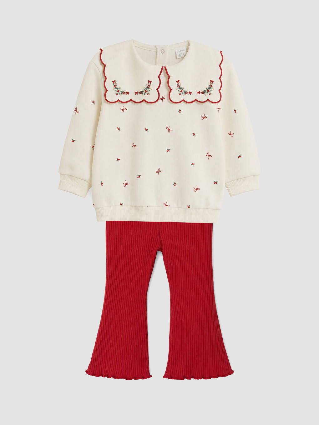 Baby Girl Ecru Set