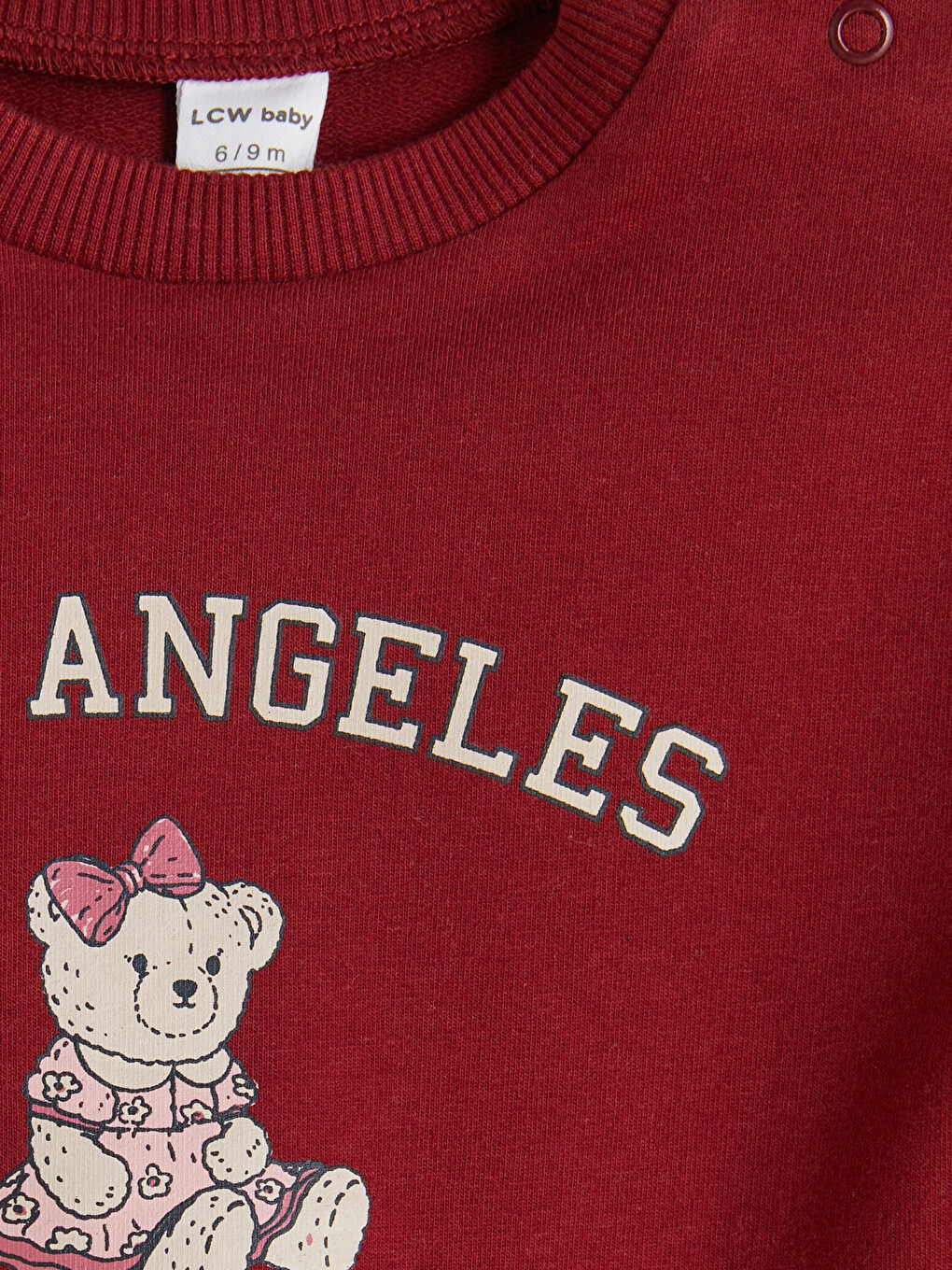 Los Angeles Printed Baby Girls' Tracksuit Set-6