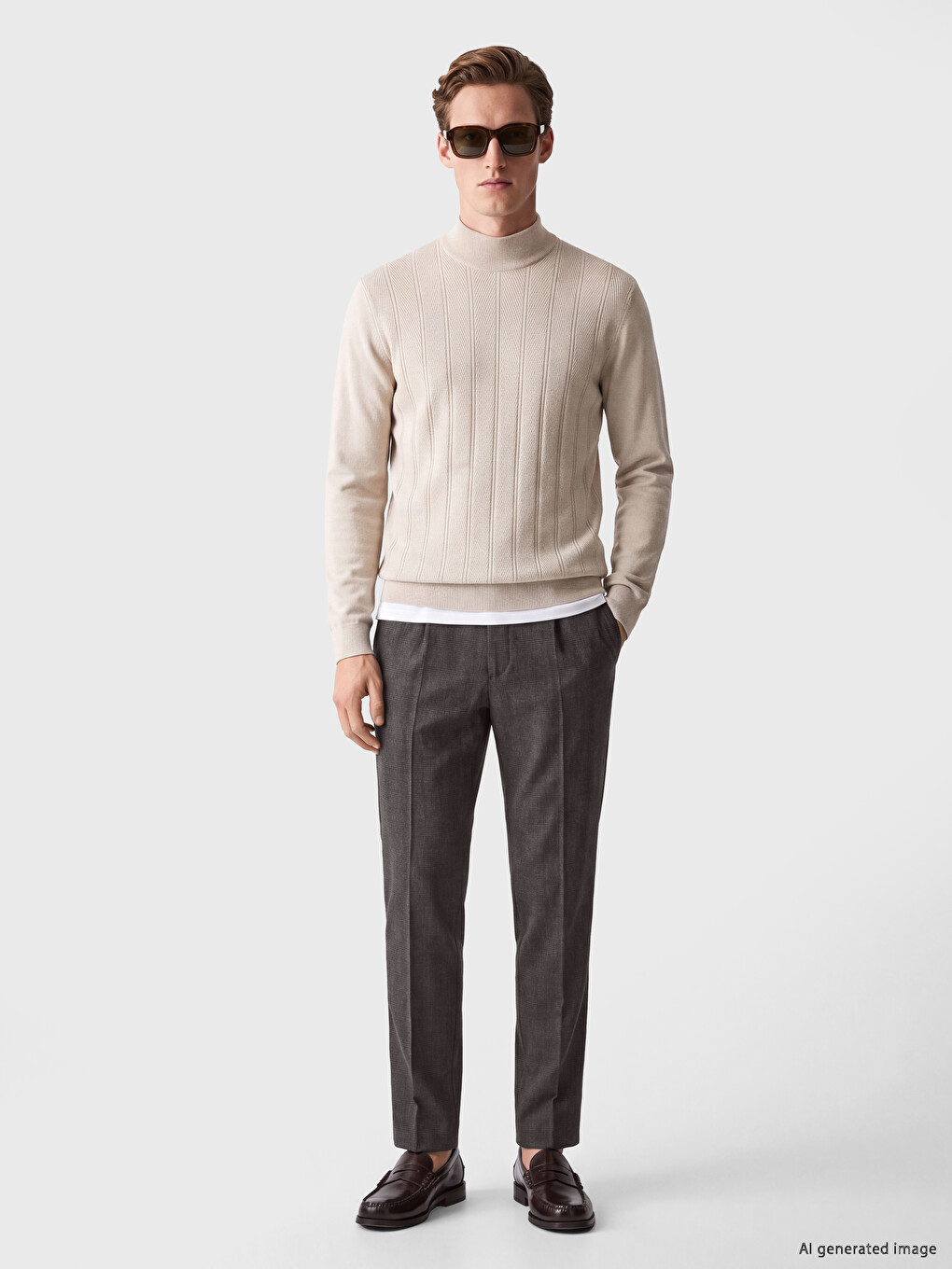 Regular Fit Men's Trousers-1