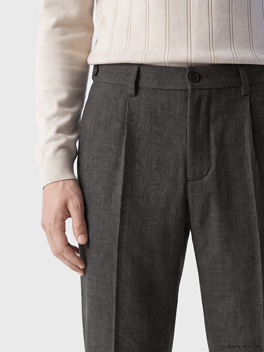 Regular Fit Men's Trousers-2