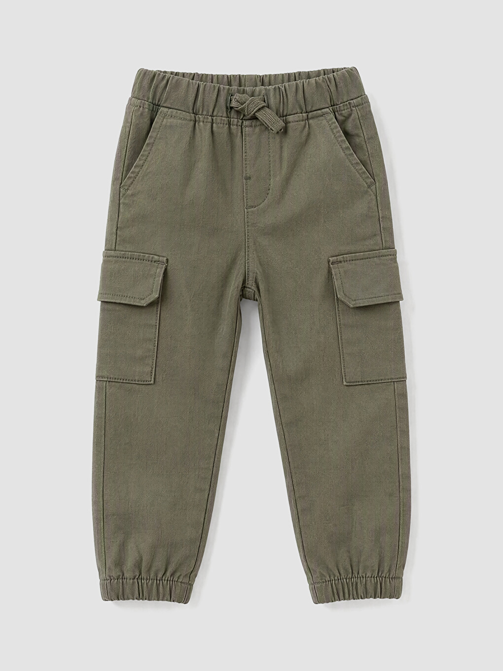 Boys' Gabardine Cargo Trousers