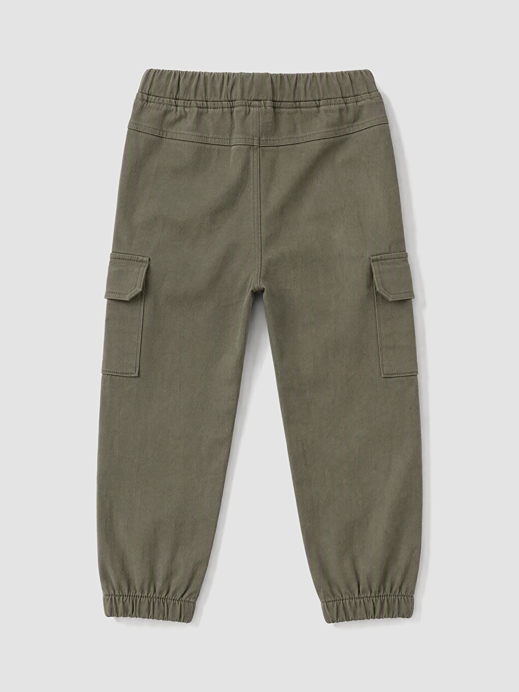 Boys' Gabardine Cargo Trousers-2