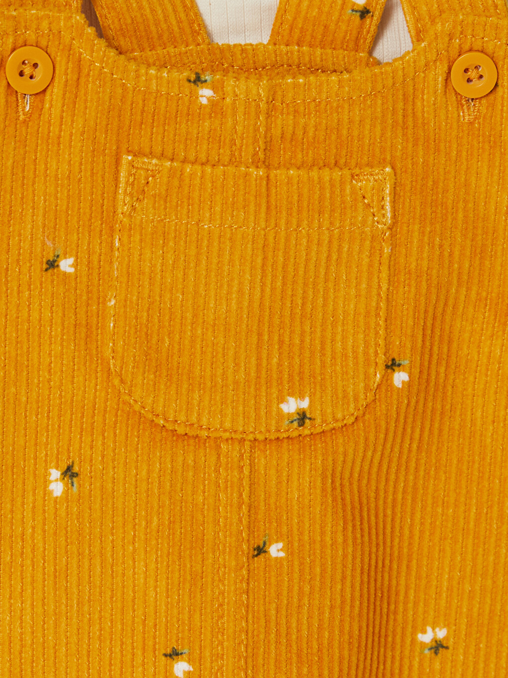 Baby Girls' Velvet Pinafore Dress And T-shirt-2