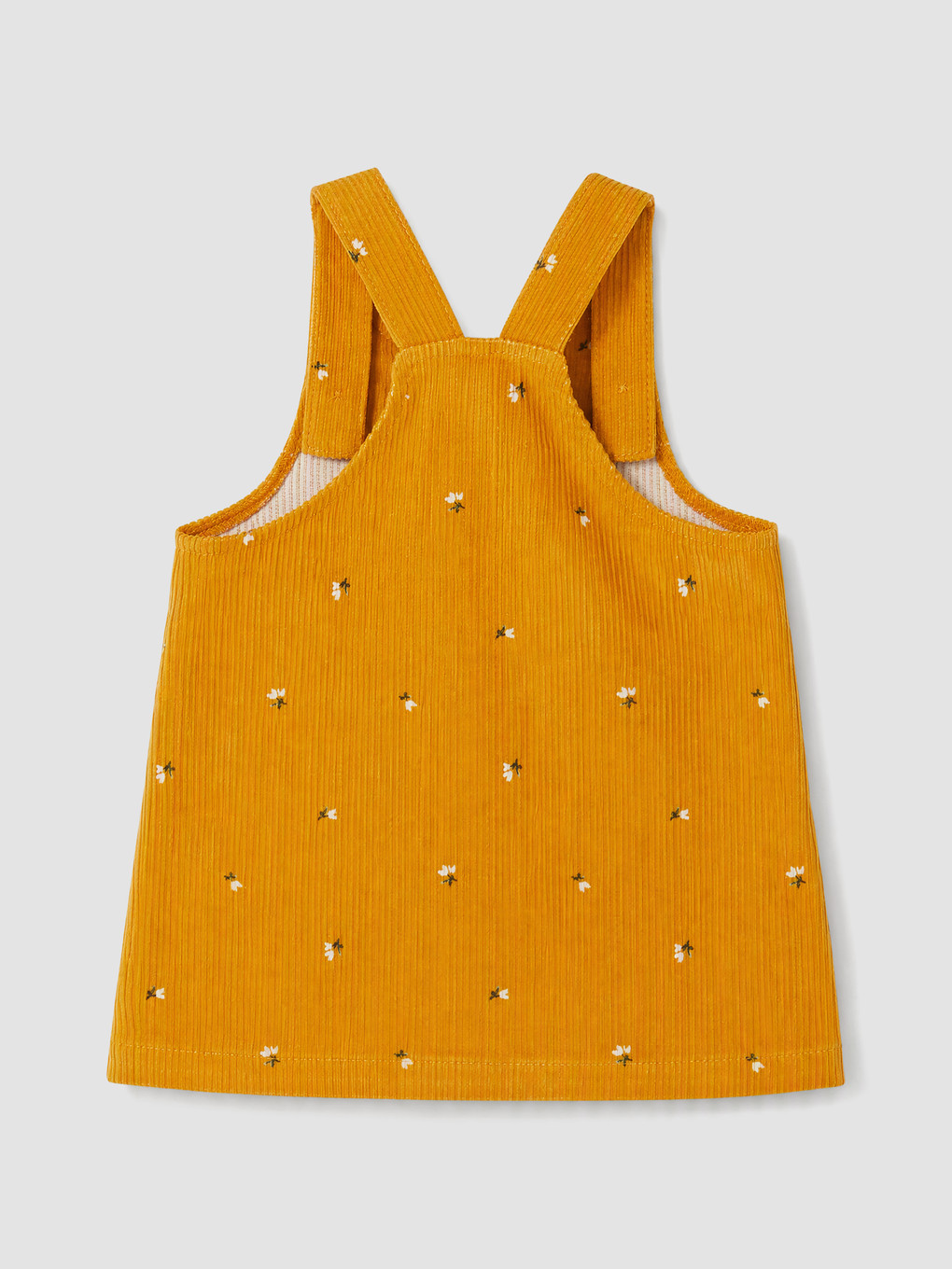 Baby Girls' Velvet Pinafore Dress And T-shirt-3