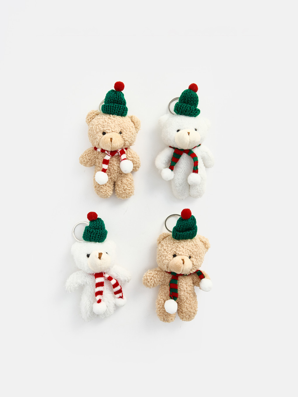 Teddy Bear Figured Girls' Bag Charm
