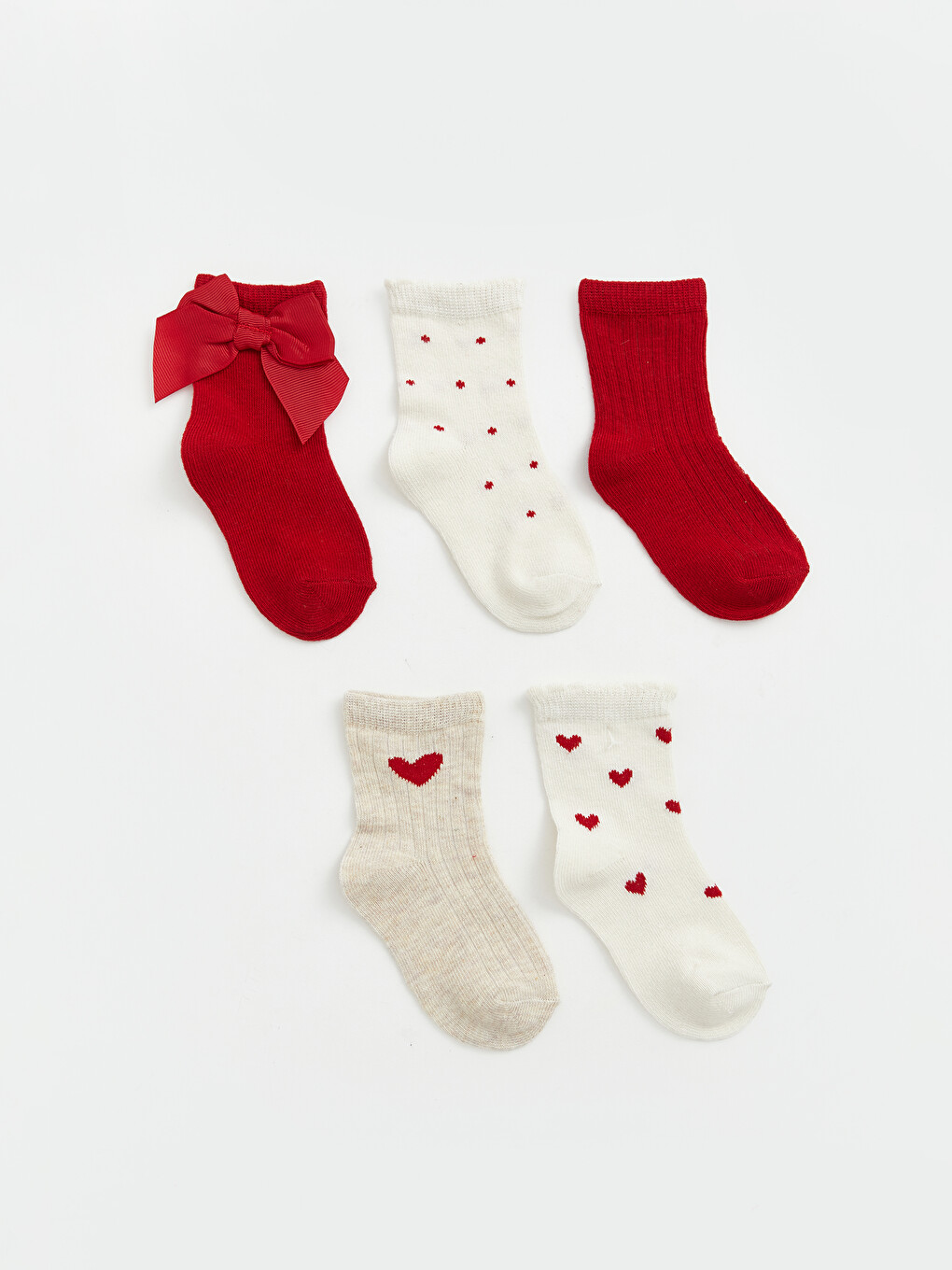 5 Pack Baby Girls' Ankle Socks