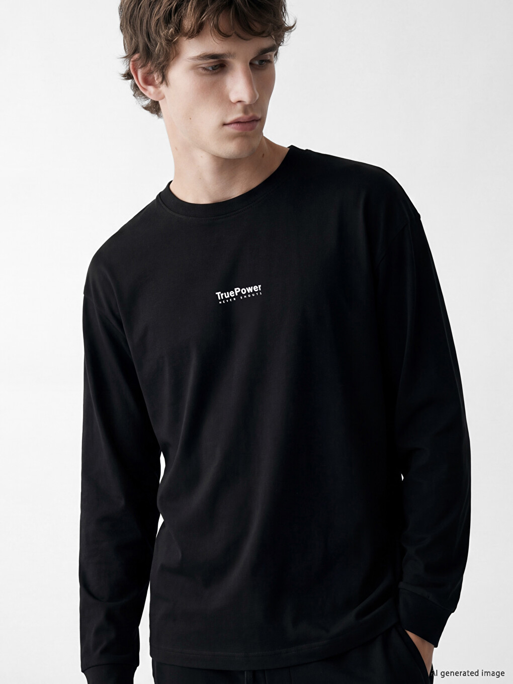 Man Black Pyjama Set-2