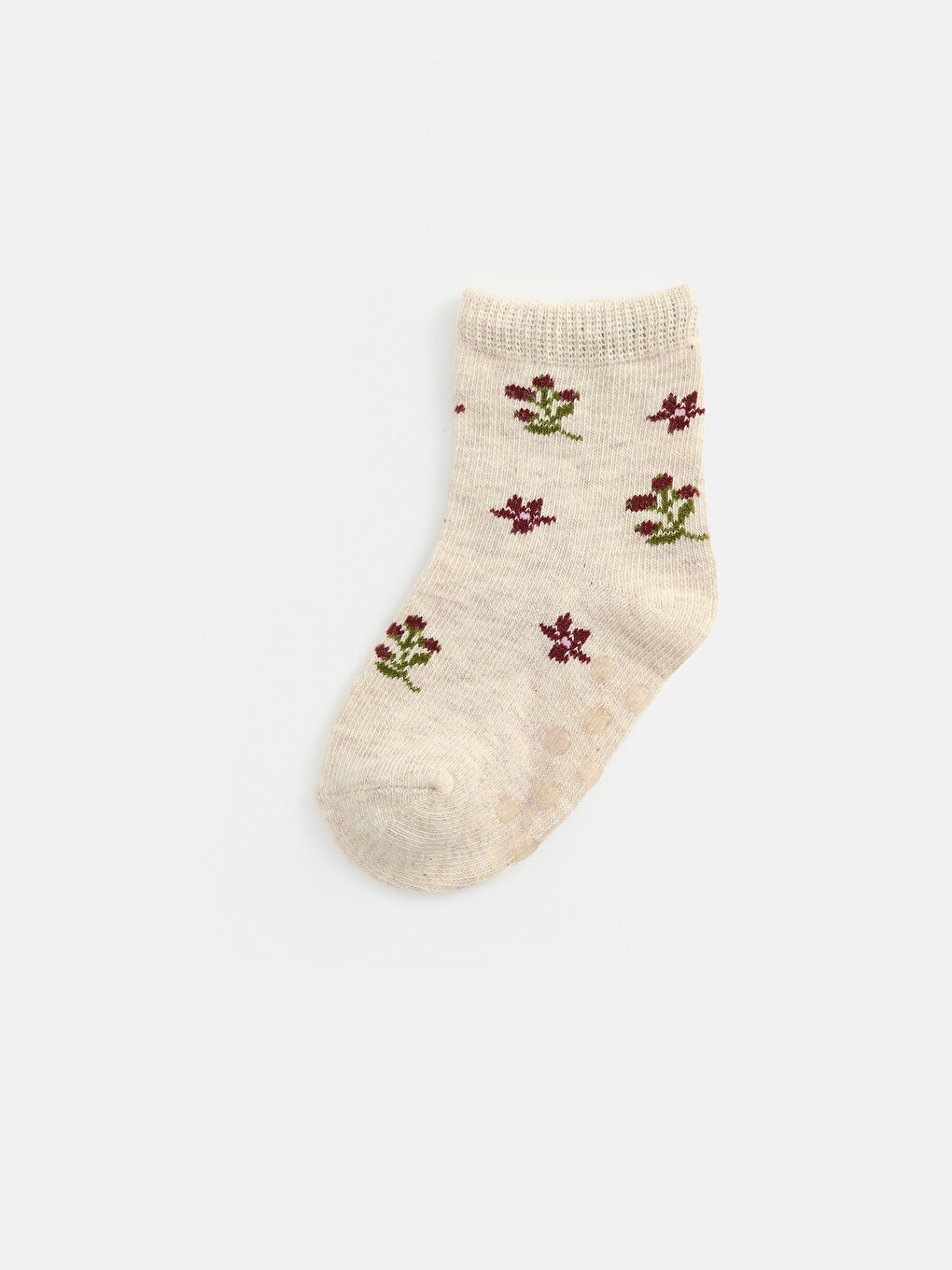 Baby Girl Ecru Ankle Socks-3