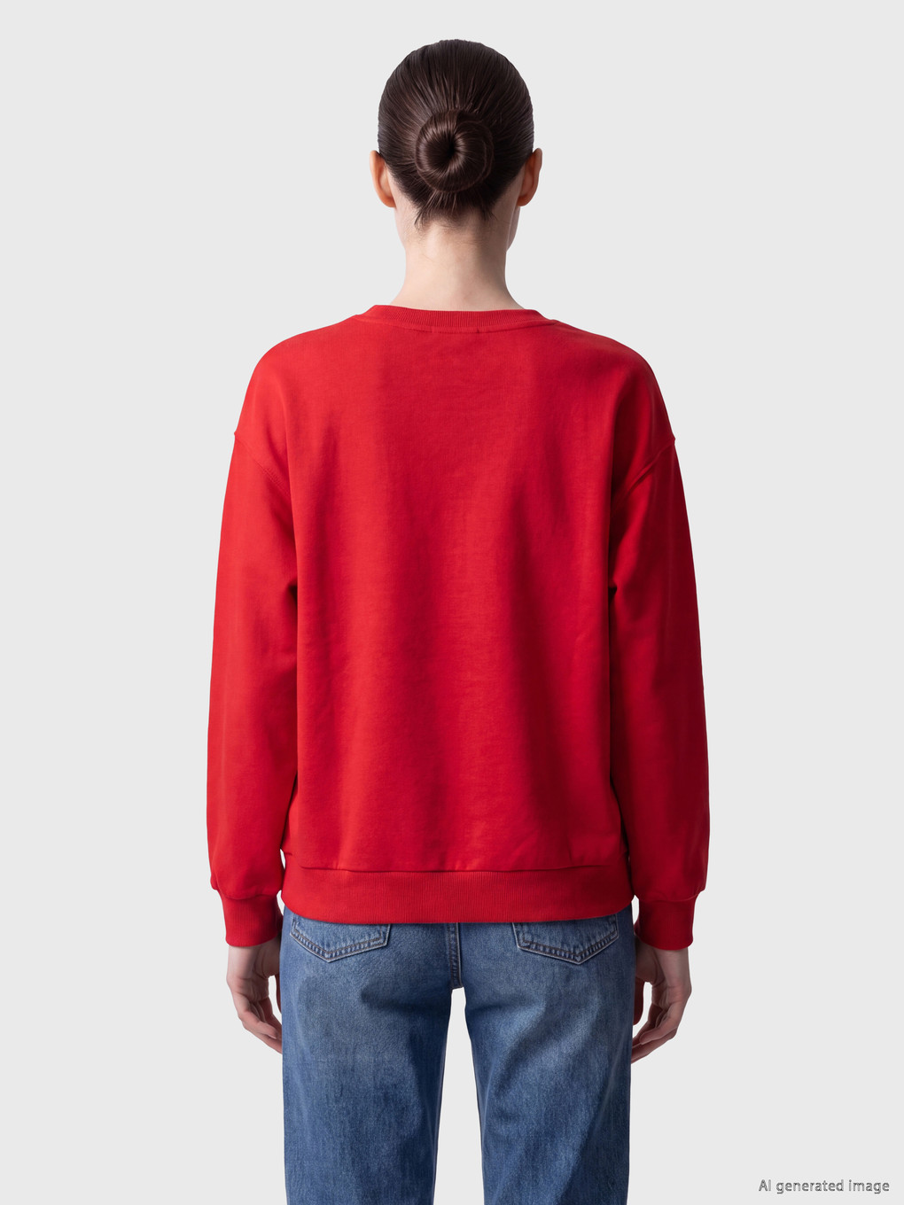 Mickey Mouse Embroidered Women's Sweatshirt-3