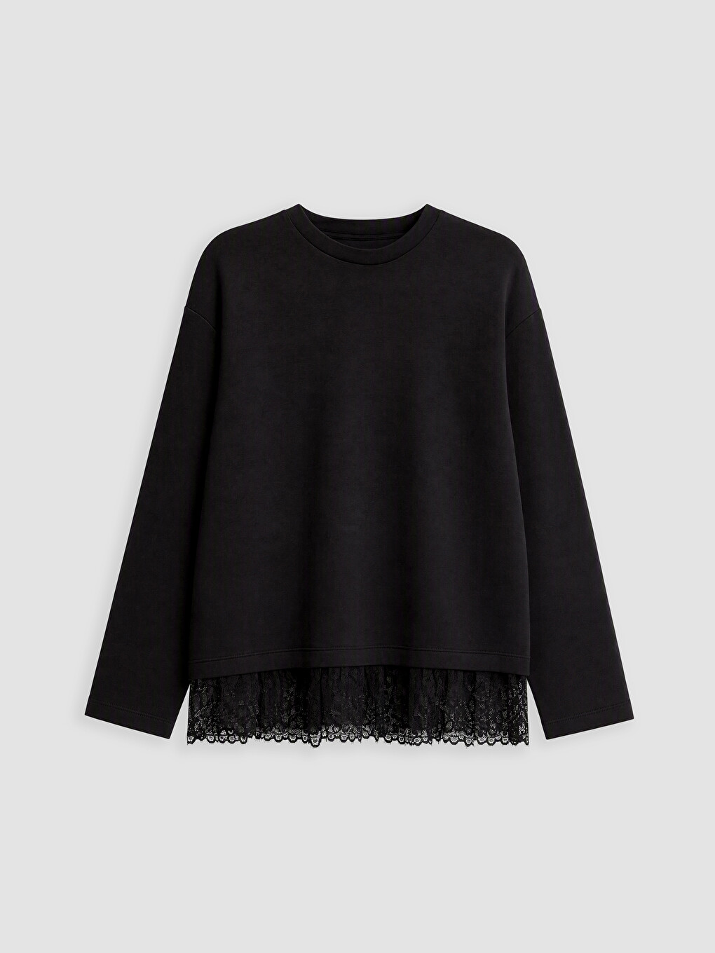 Woman Black Sweatshirt-4
