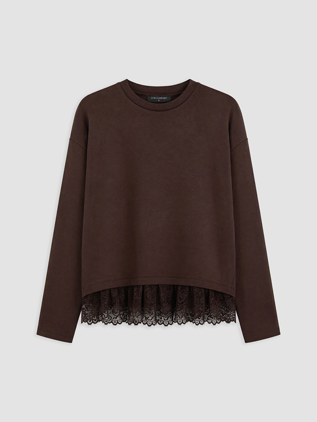 Woman Brown Sweatshirt-4