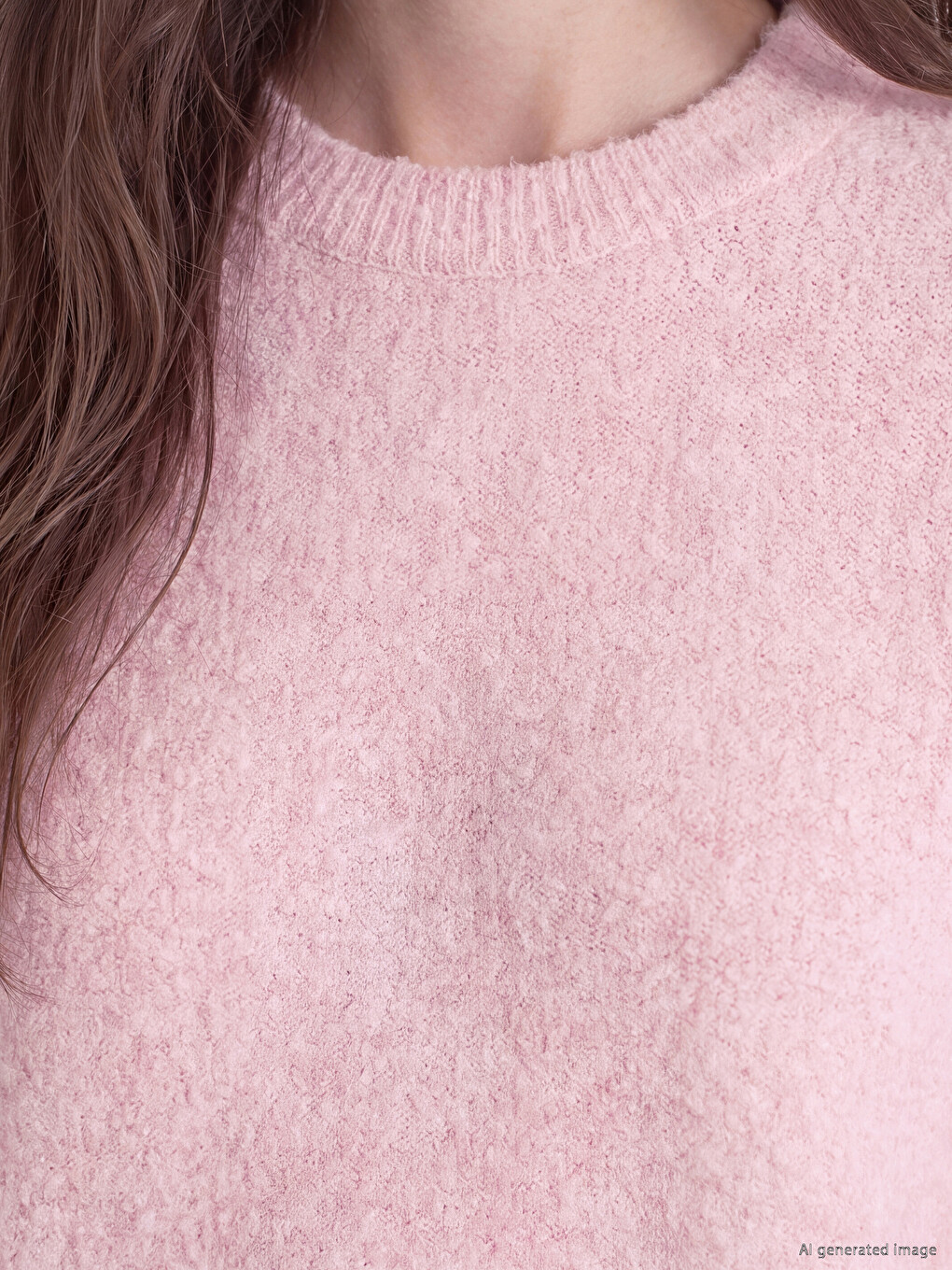 Crew Neck Women's Knitwear Sweater-2