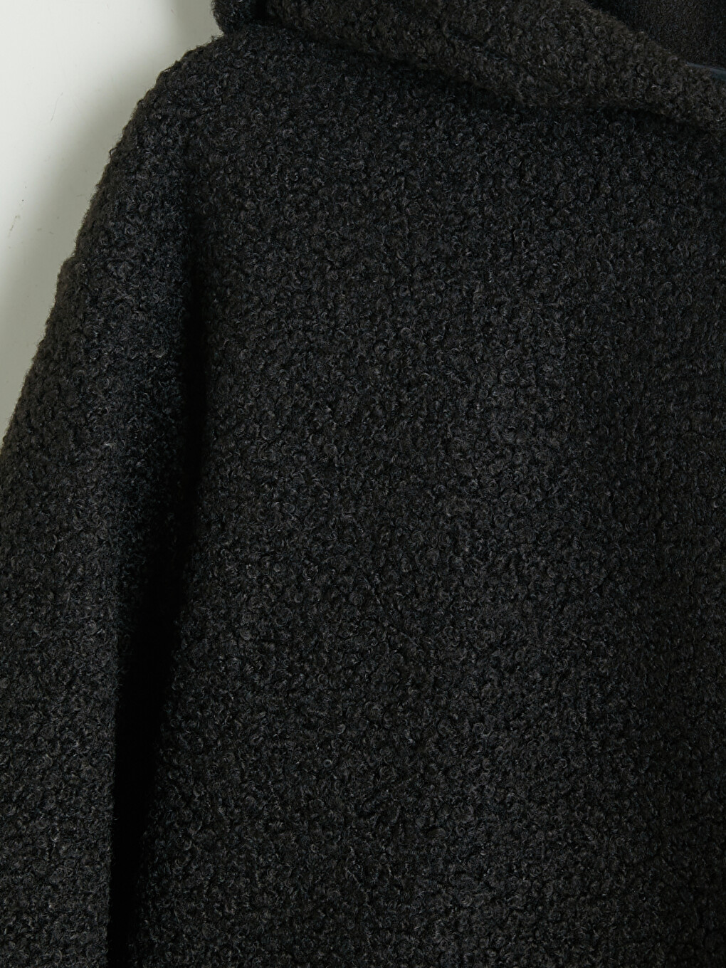 Hooded Women's Curl Overcoat-7