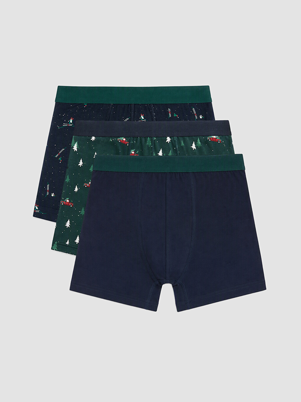 Man Navy Boxer Briefs