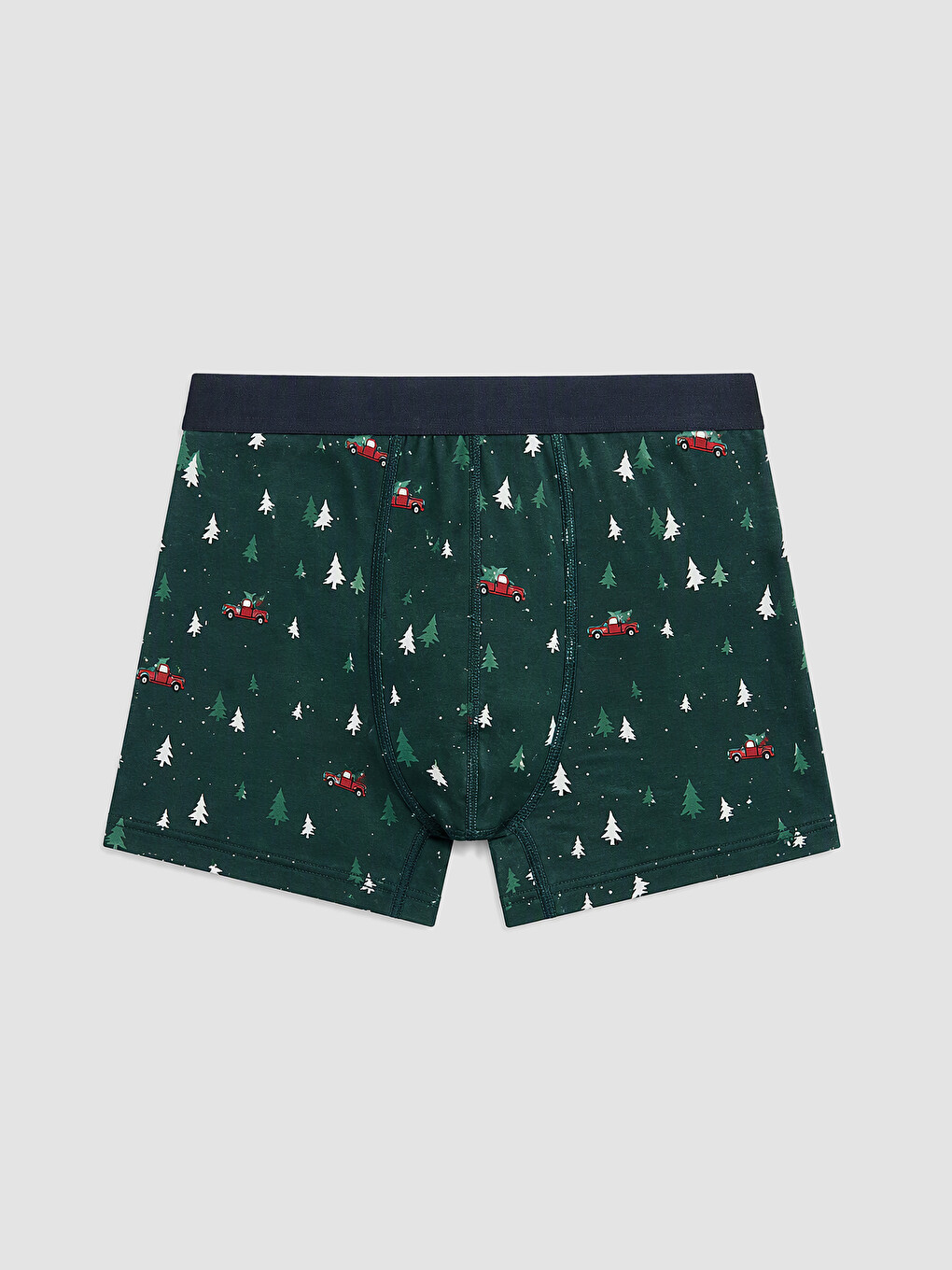 Man Navy Boxer Briefs-2