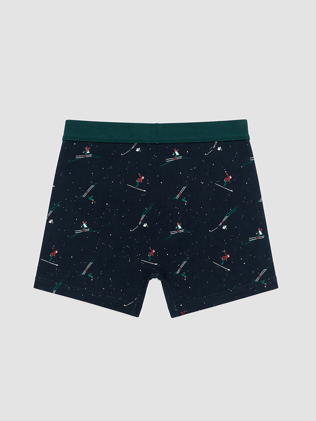 Man Navy Boxer Briefs-4