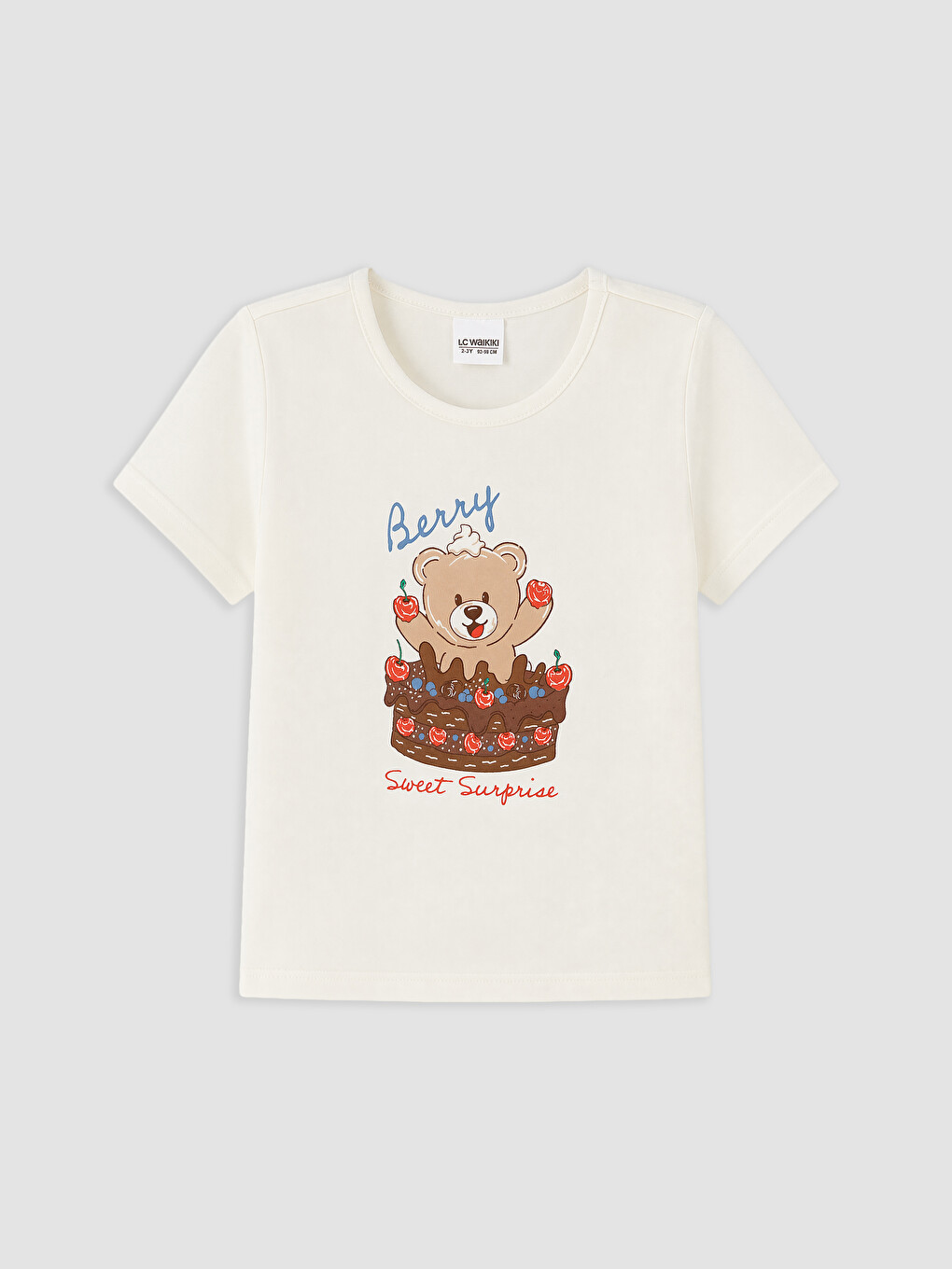Printed Girls' Shortie Pyjamas Set-1