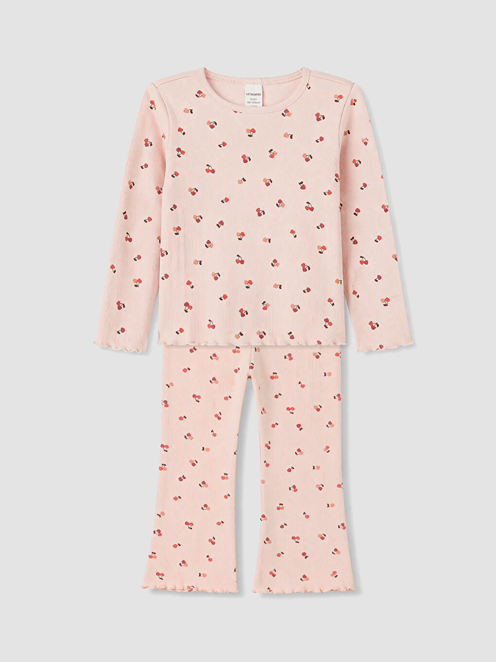 Cherry Printed Girls' Set