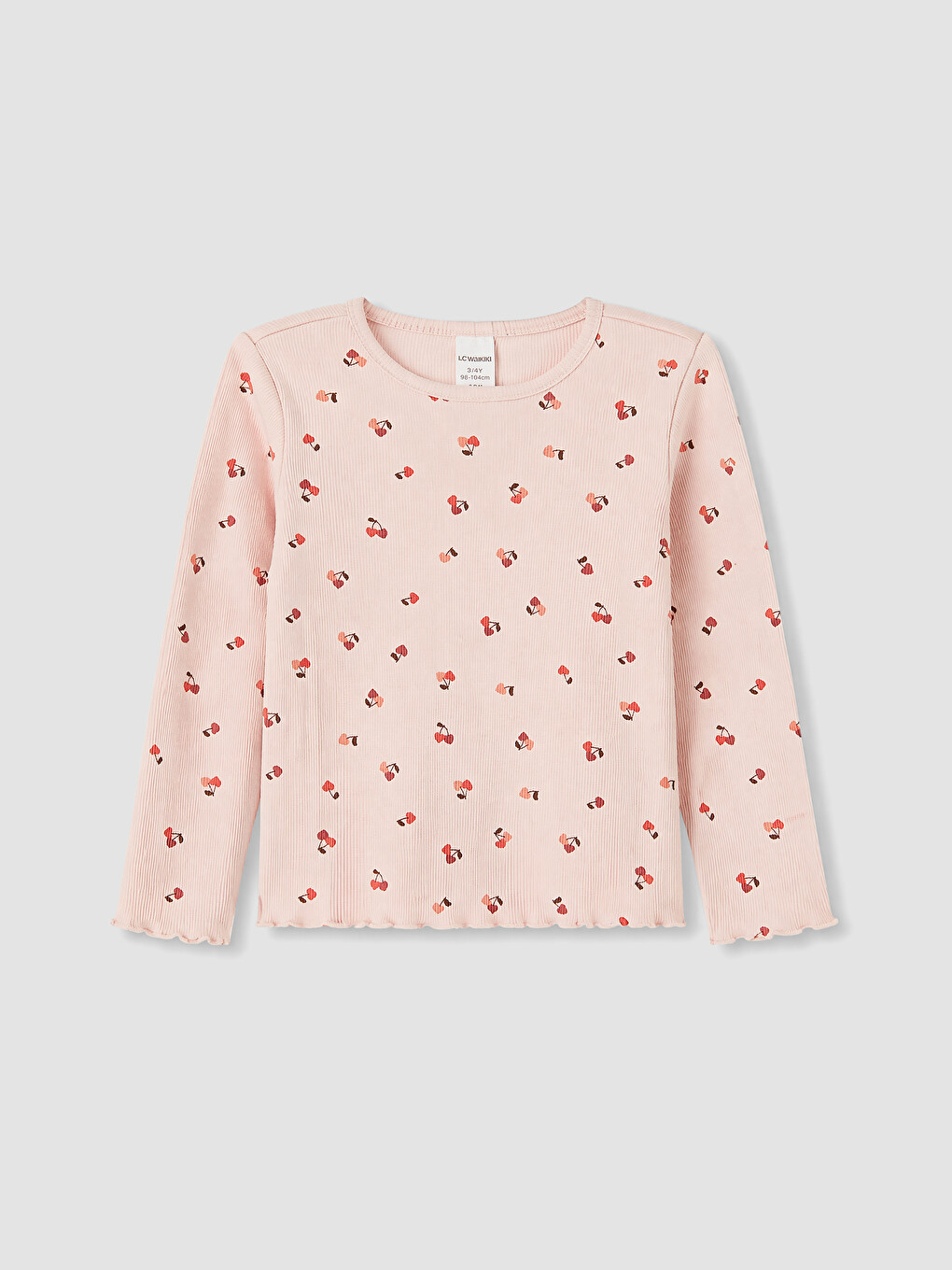 Cherry Printed Girls' Set-1