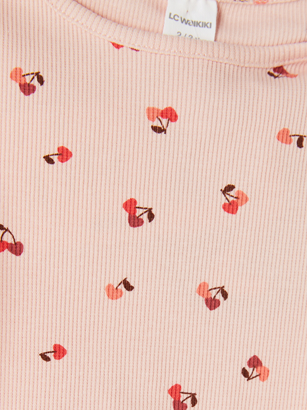 Cherry Printed Girls' Set-2