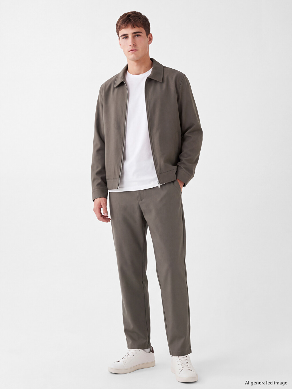Kahverengi Regular Fit Erkek Ceket-1