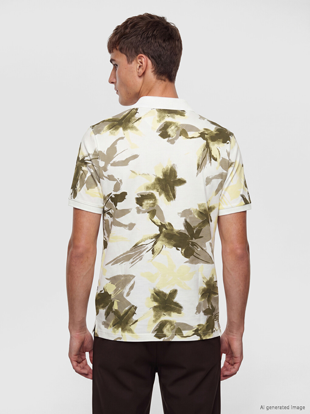 Mann Gelb T-shirt-3