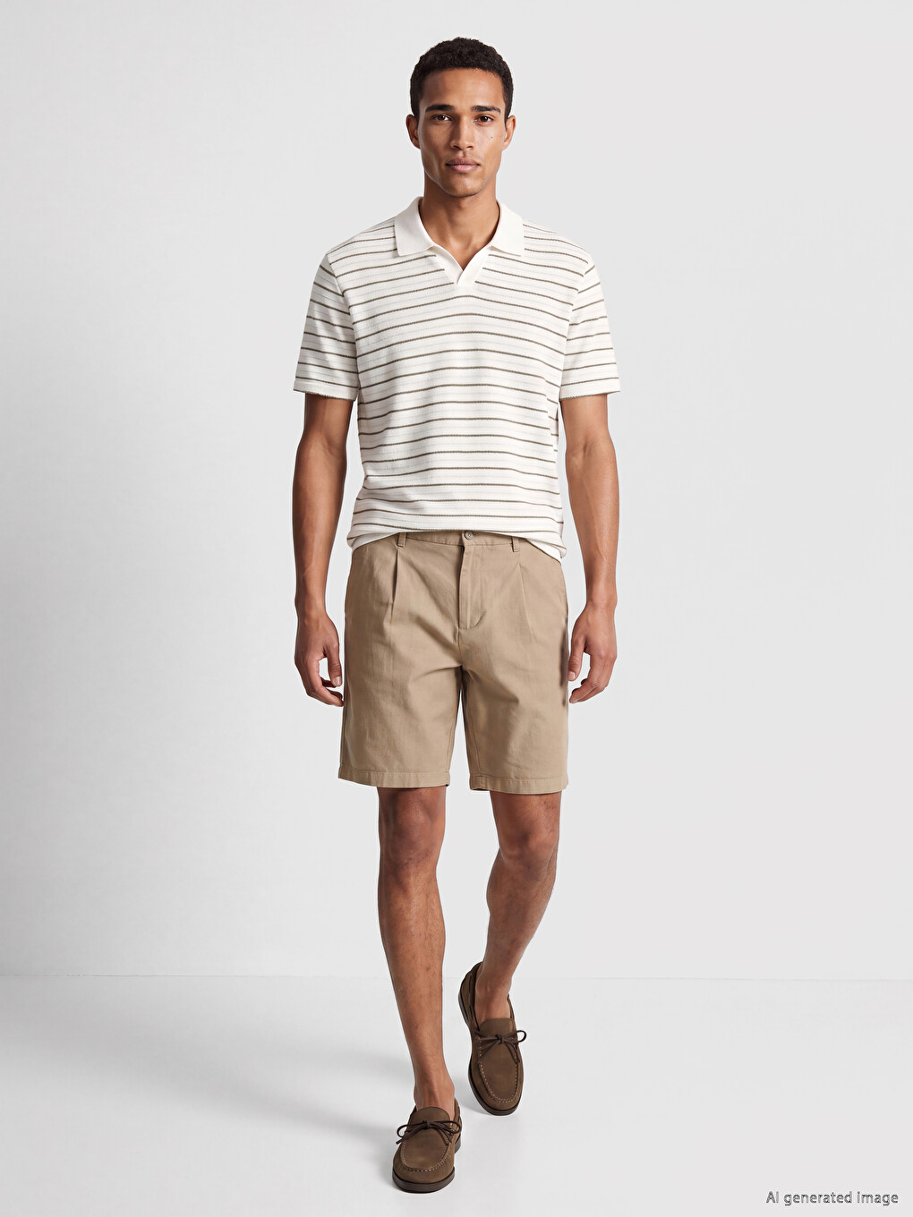 Polo Prugasta Muška Majica-1