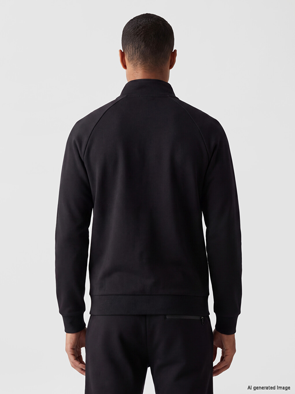 Man Black Sweatshirt-3