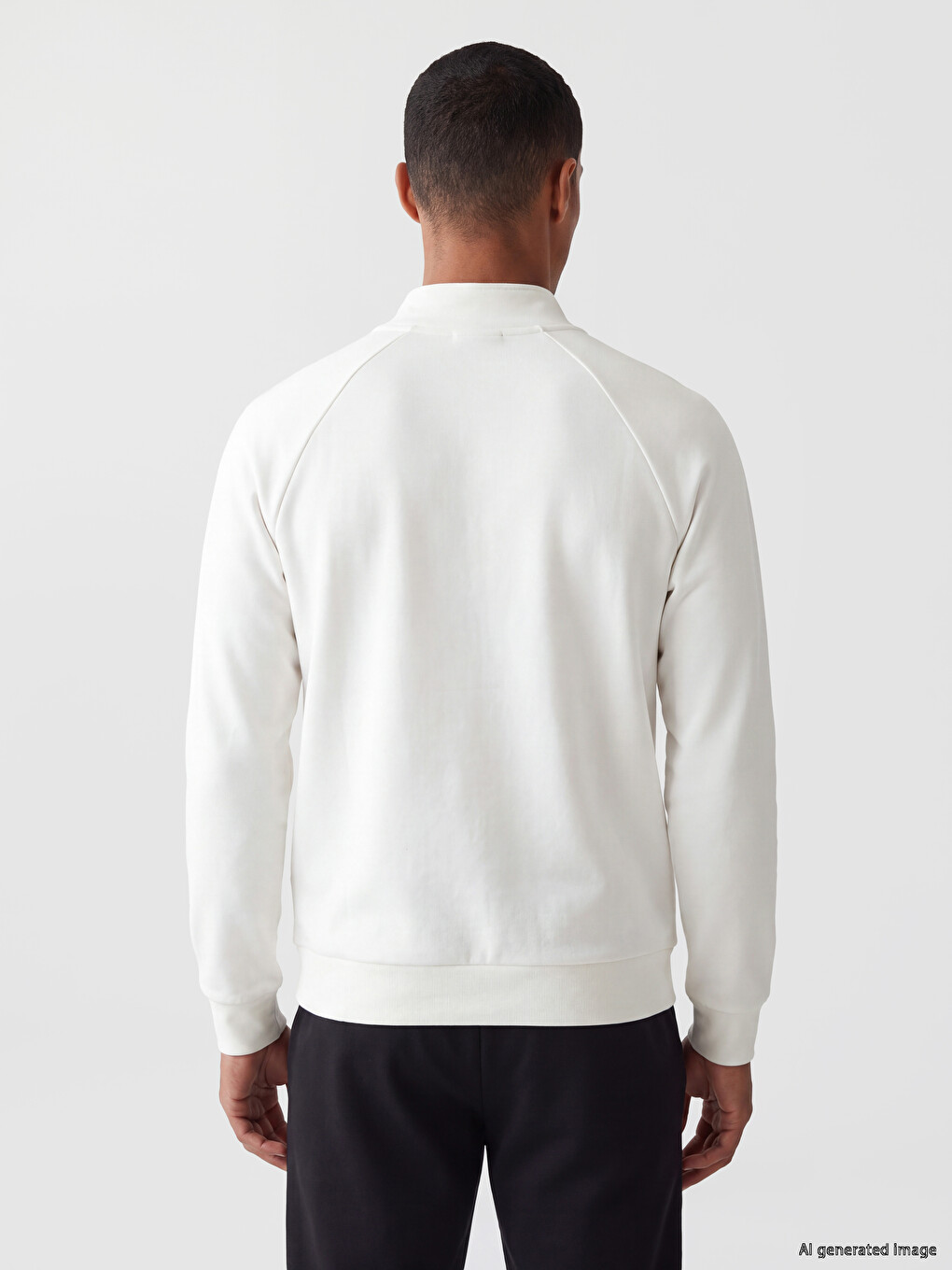 Man Ecru Sweatshirt-3