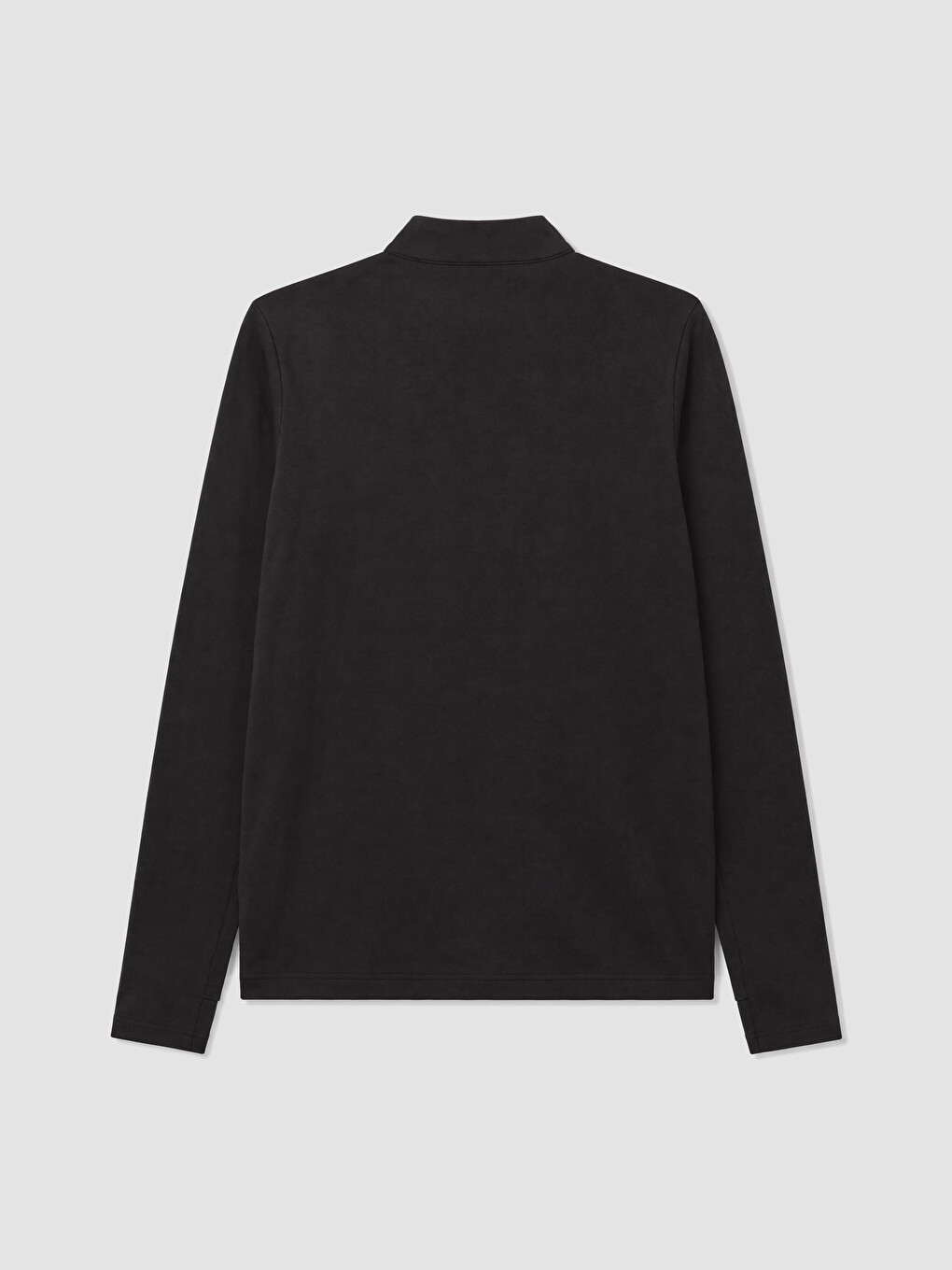 Mock Neck Half Zip Embroidered Men's Sweatshirt-7