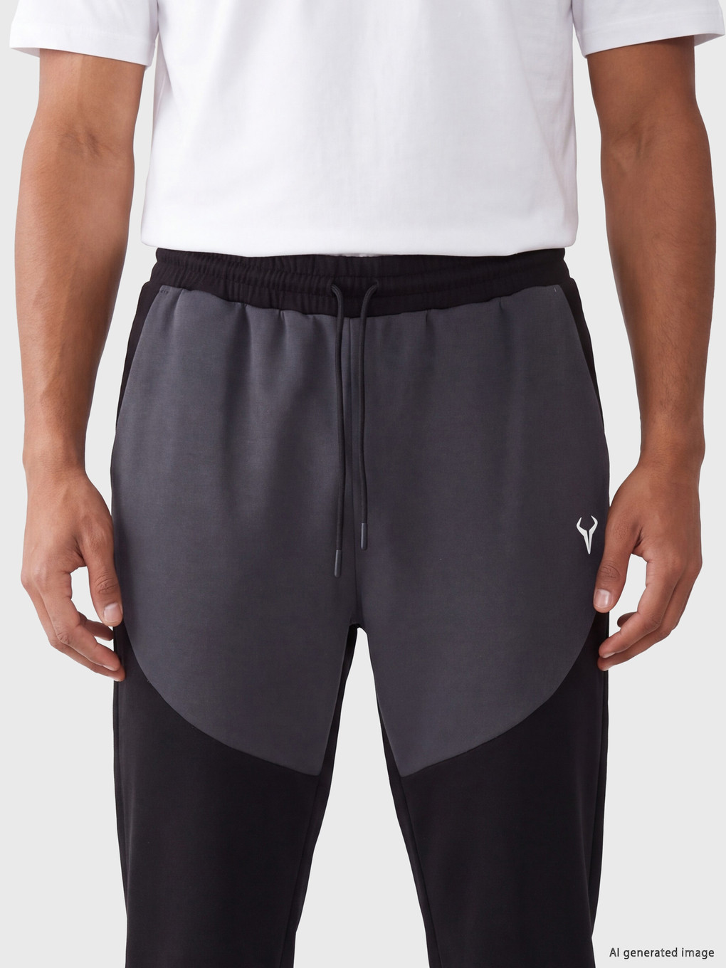 Crna Jogger Trenerke Muškarac-2
