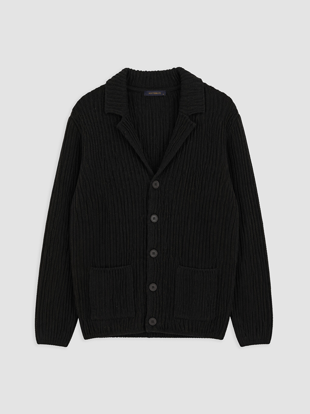 Regular Fit Jacket Collar Men's Knitwear Cardigan-4