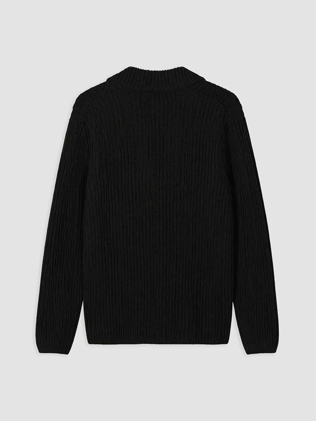 Regular Fit Jacket Collar Men's Knitwear Cardigan-5