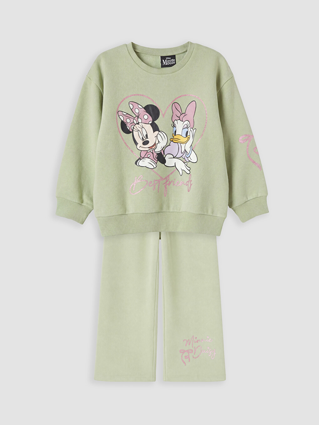 Set Imprimat Minnie Mouse Pentru Fată