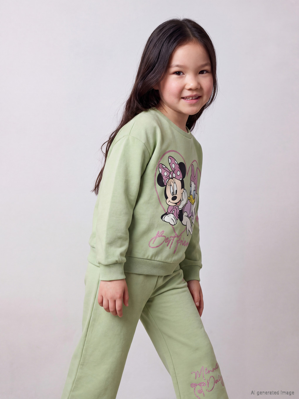 Minnie Mouse Printed Girls' Set-1