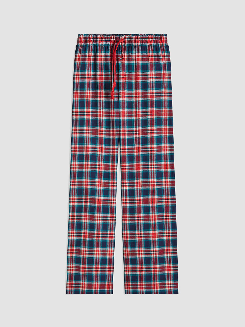Gömlek Yaka Ekose Kadın Pijama Takımı-8