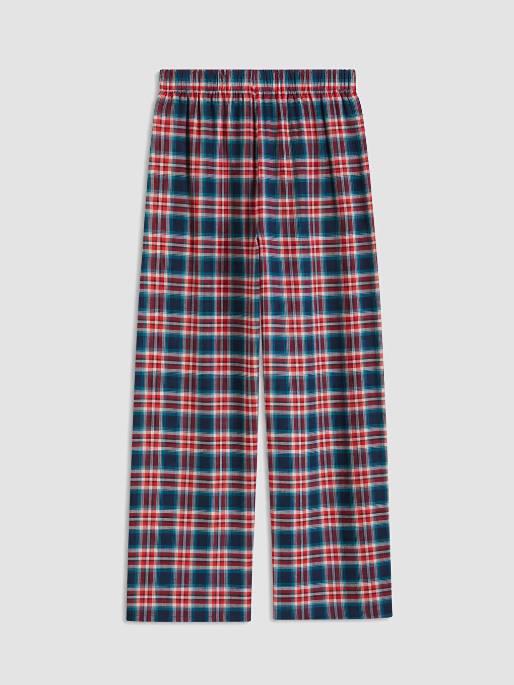 Gömlek Yaka Ekose Kadın Pijama Takımı-10